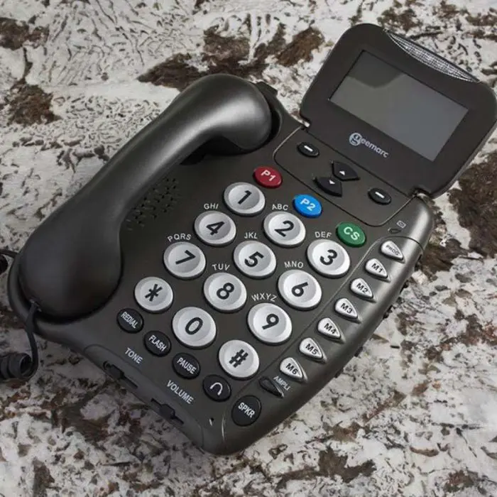 Geemarc Ampli555 Corded Amplified Telephone – Up to 52dB with Answering Machine - Image 2