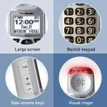 Panasonic KX-TGM490S Amplified Cordless Phone with Digital Answering Machine and Talking Caller ID - Image 4