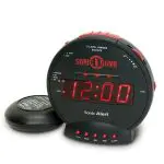 Sonic Bomb Alarm Clock with Super Shaker – Model SBB500SS