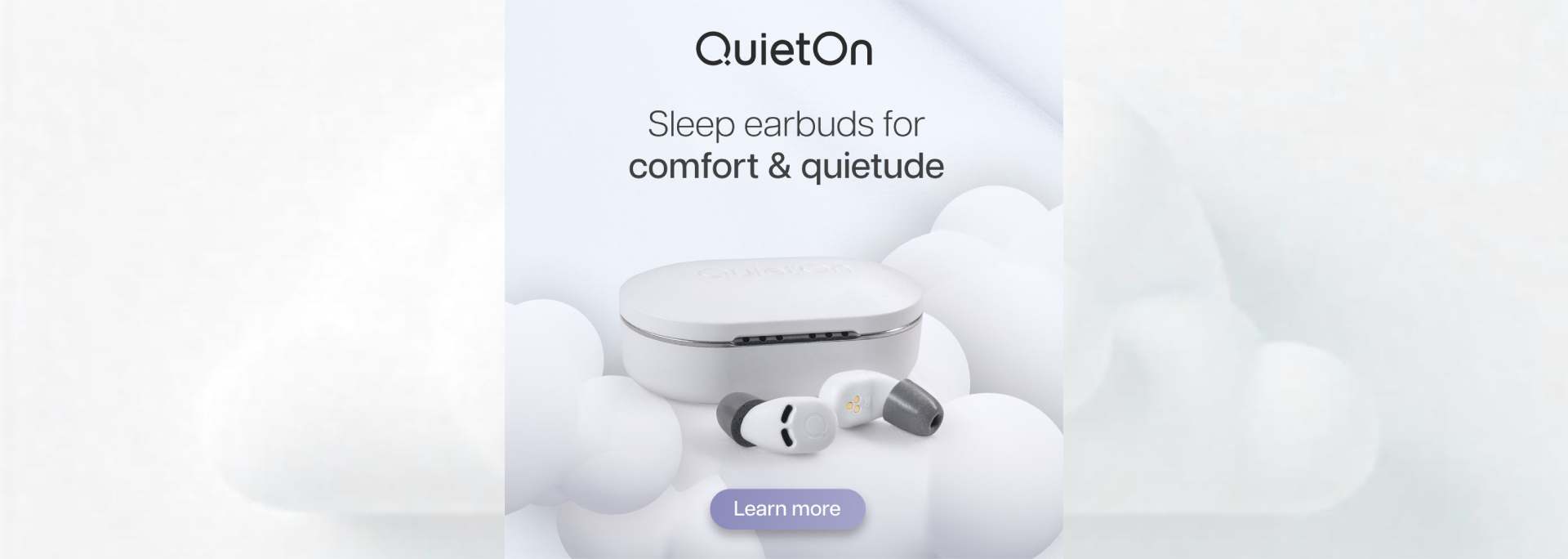 clouded white background. minimalist, modern design