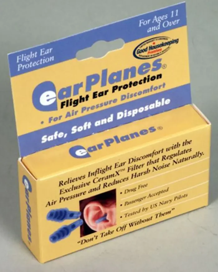 Earplanes disposable earplugs to prevent earpain during flying Adults - Image 3