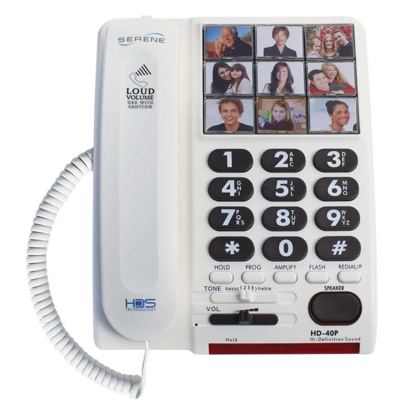 Serene HD-40P Amplified Photo Speakerphone Serene HD-40P Amplified Photo Speakerphone - Image 1